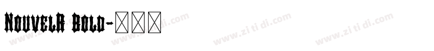 NouvelR Bold字体转换